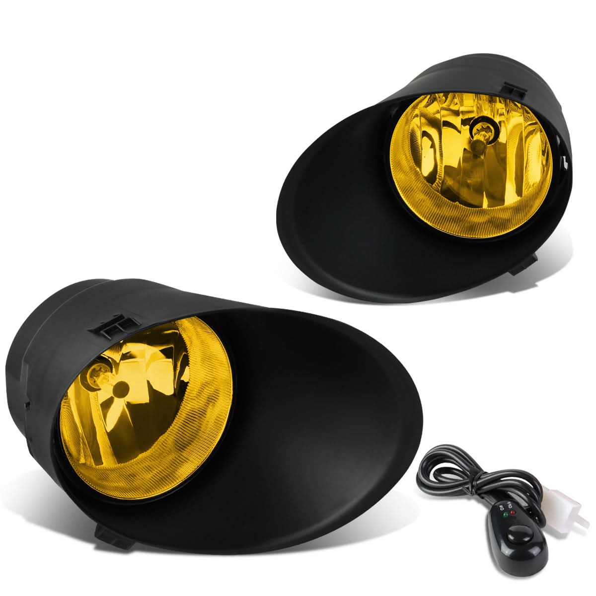 07-13 Toyota Tundra / 07-11 Sequoia Fog Lights with Switch H10 Amber