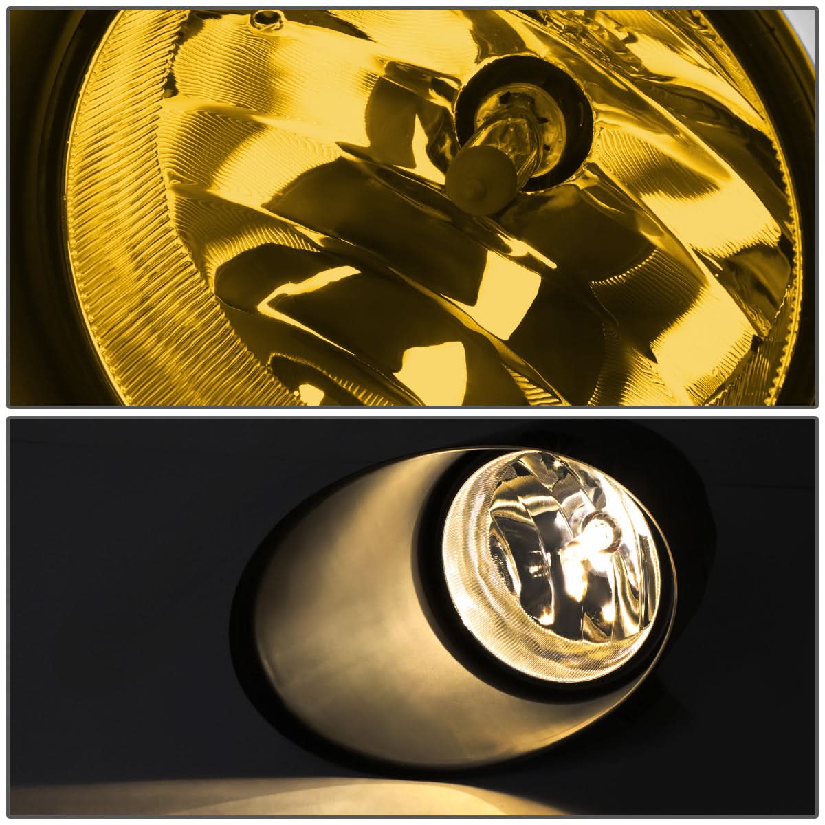07-13 Toyota Tundra / 07-11 Sequoia Fog Lights with Switch H10 Amber