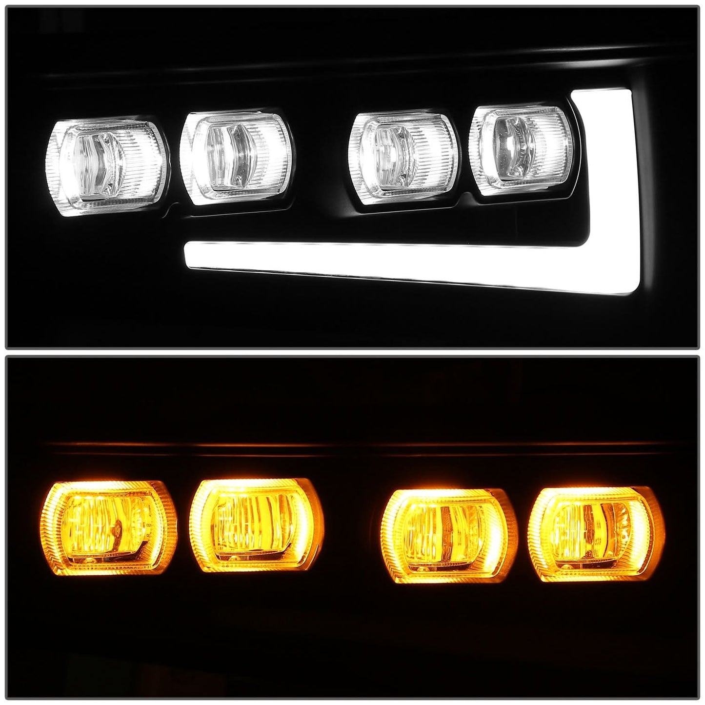 2021-2025 Ford Bronco Chrome LED Fog Lights - OEM Modular Bumper