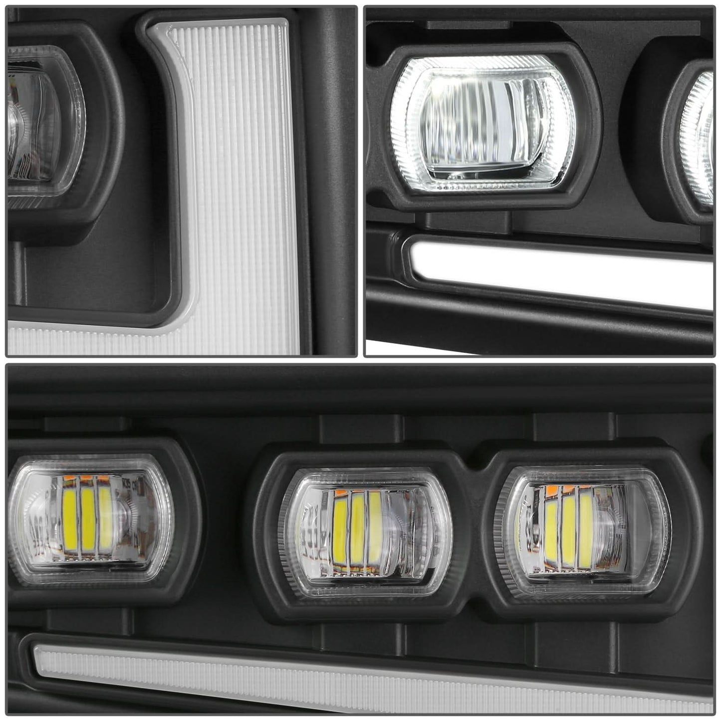 2021-2025 Ford Bronco Chrome LED Fog Lights - OEM Modular Bumper