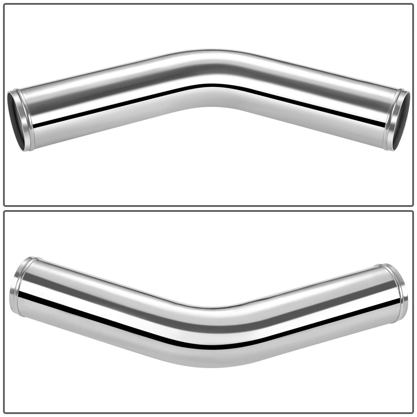 Universal 3.0" Aluminum Intercooler Piping Kit - 8 Piece Set