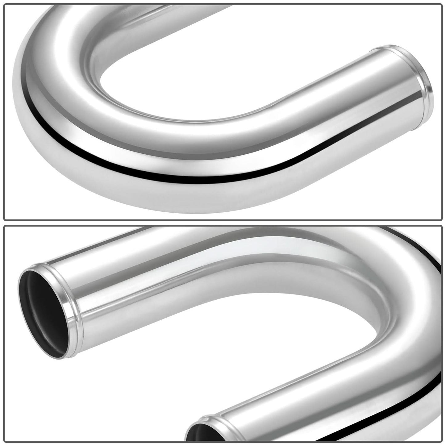 Universal 3.0" Aluminum Intercooler Piping Kit - 8 Piece Set