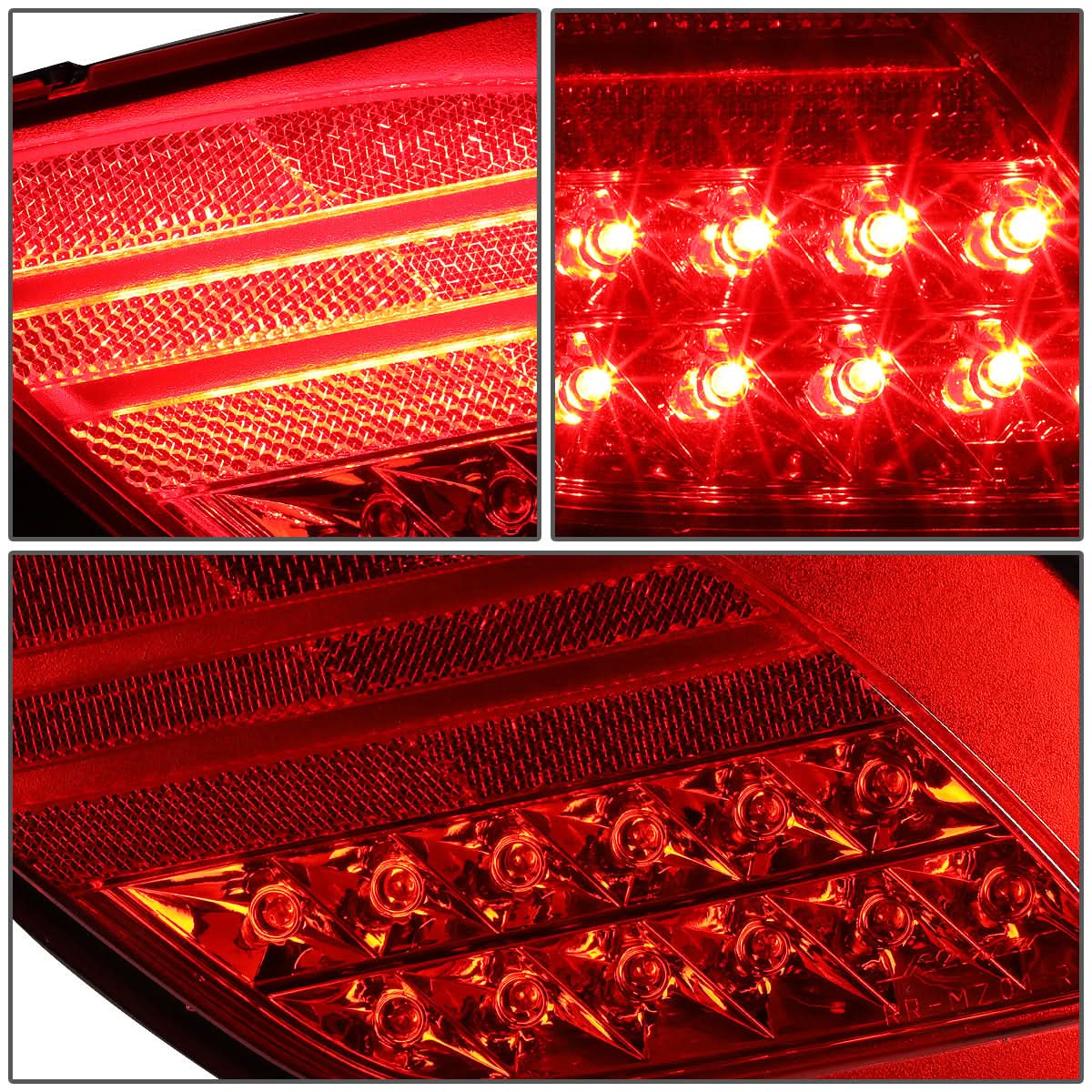 2013-2016 Mazda CX5 Rear LED Brake Fog Lights - Red
