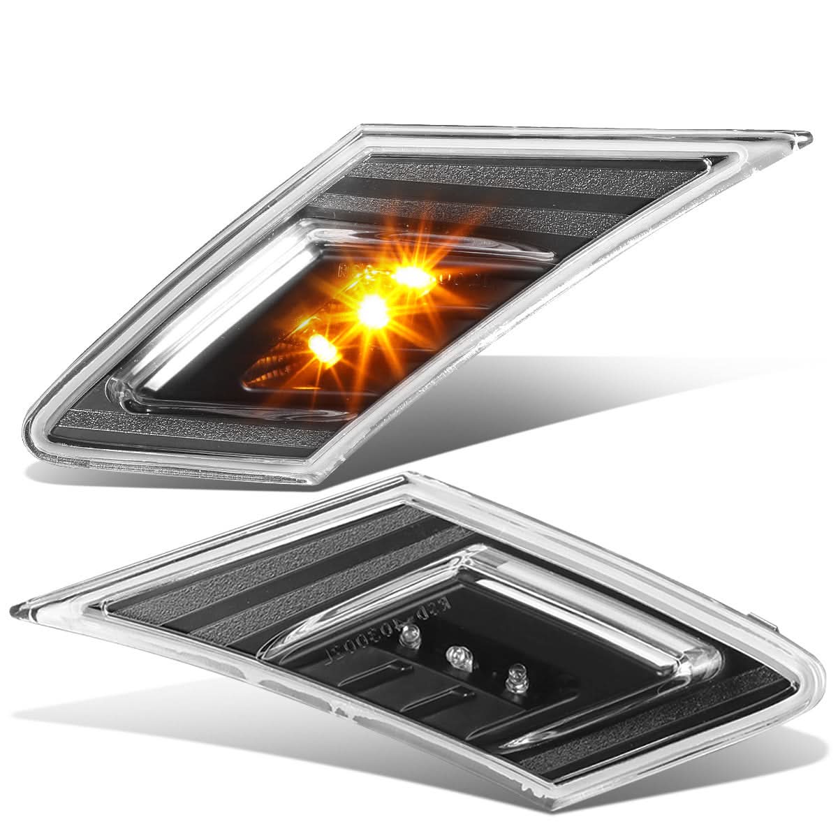 13-16 Subaru BRZ LED Side Marker Lights - Black Housing