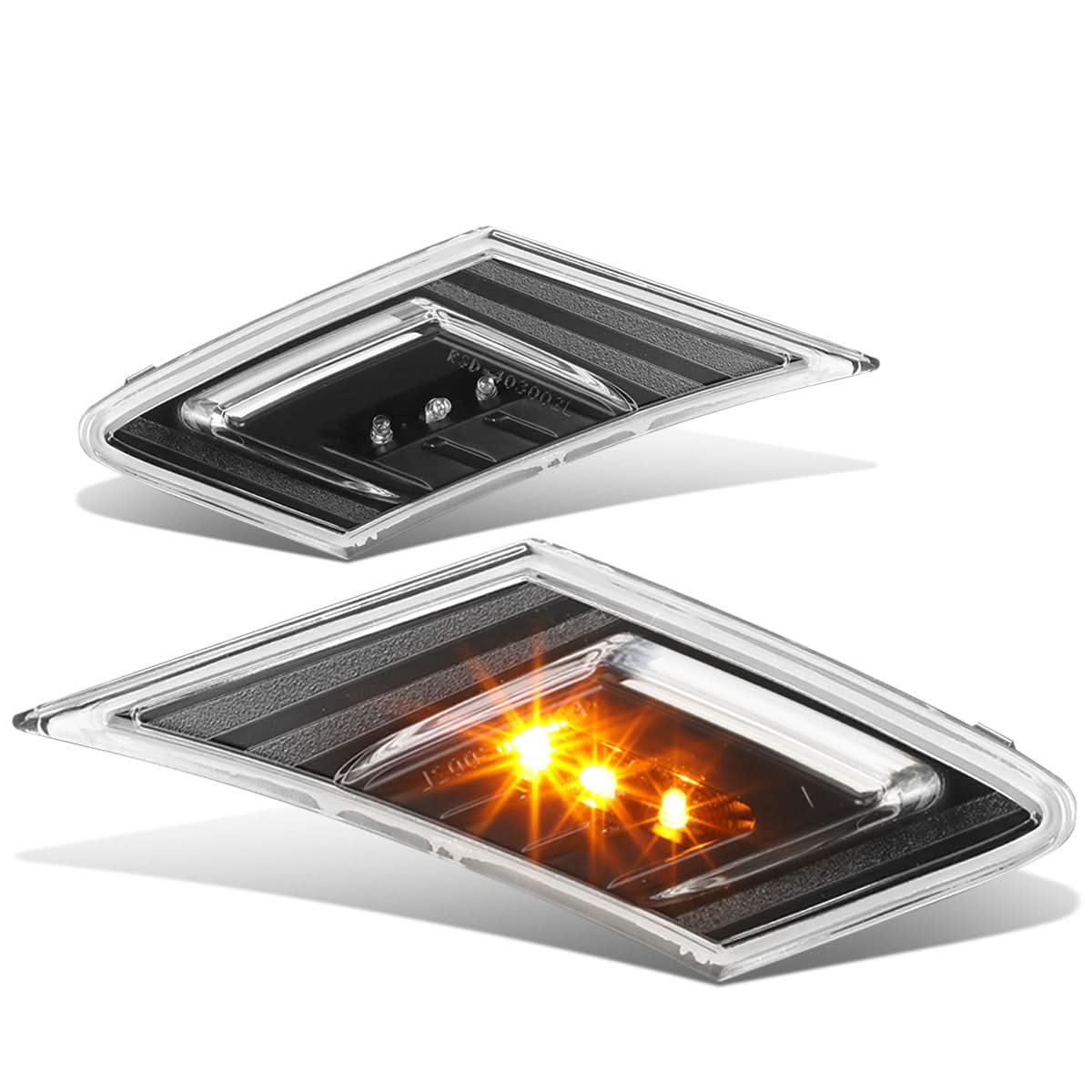 13-16 Subaru BRZ LED Side Marker Lights - Black Housing