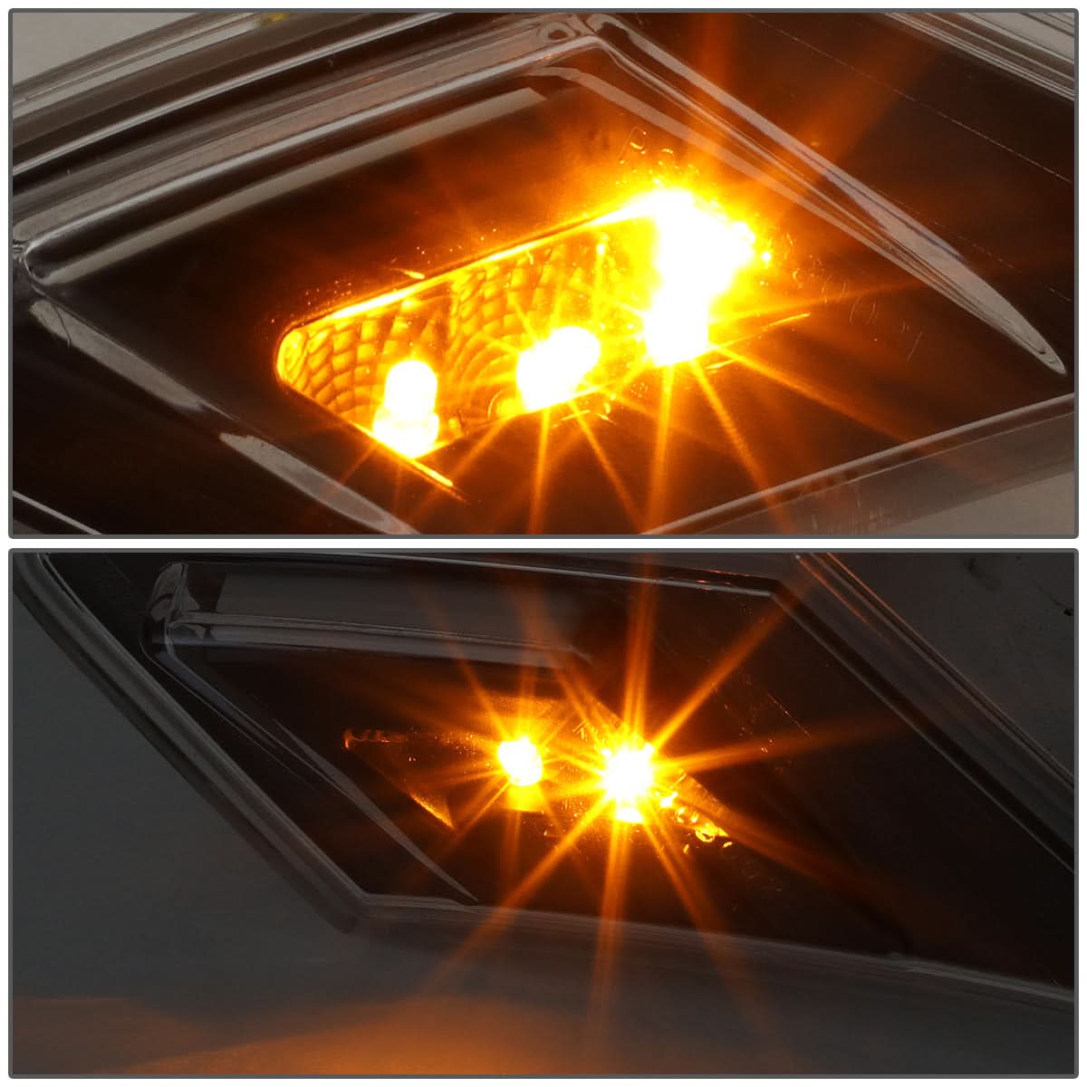 13-16 Subaru BRZ LED Side Marker Lights - Black Housing
