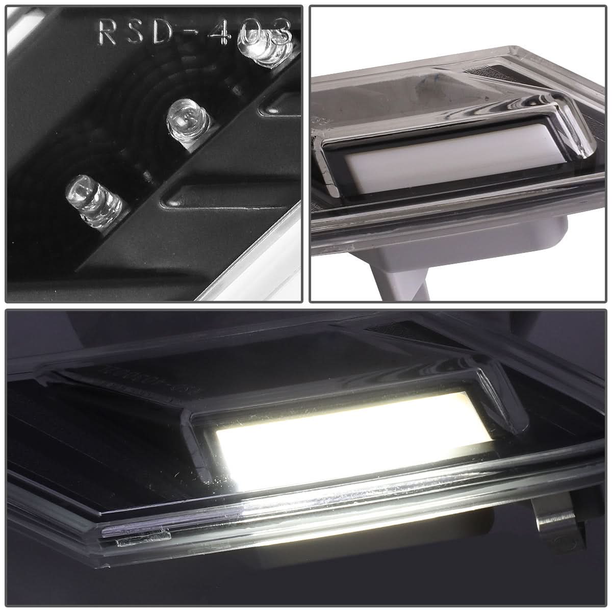 13-16 Subaru BRZ LED Side Marker Lights - Black Housing