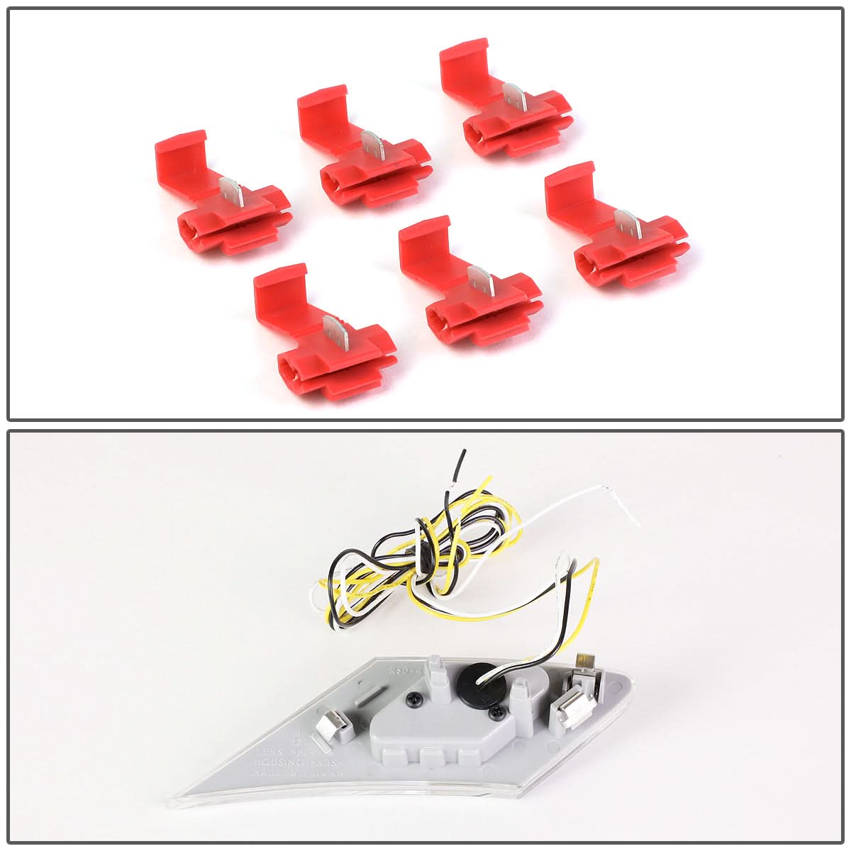 13-16 Subaru BRZ LED Side Marker Lights - Black Housing