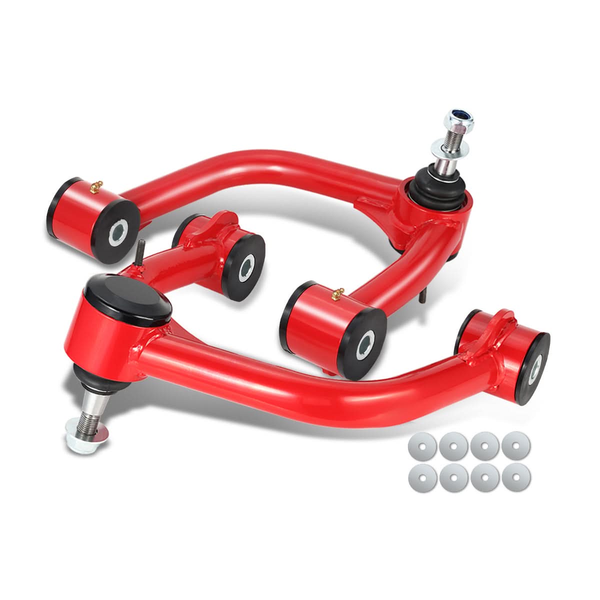 2005+ Toyota Tacoma 4WD/Prerunner Front Upper Control Arm - Red+Black