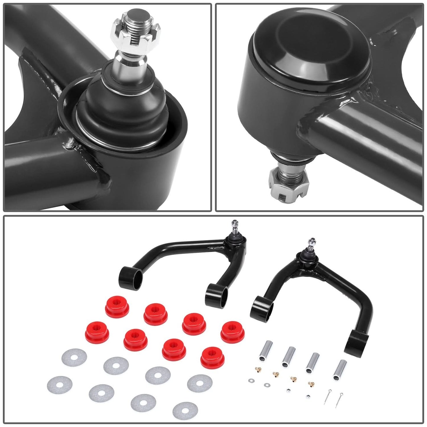 2007-2022 Toyota Tundra Sequoia Front Upper Control Arm Black Red