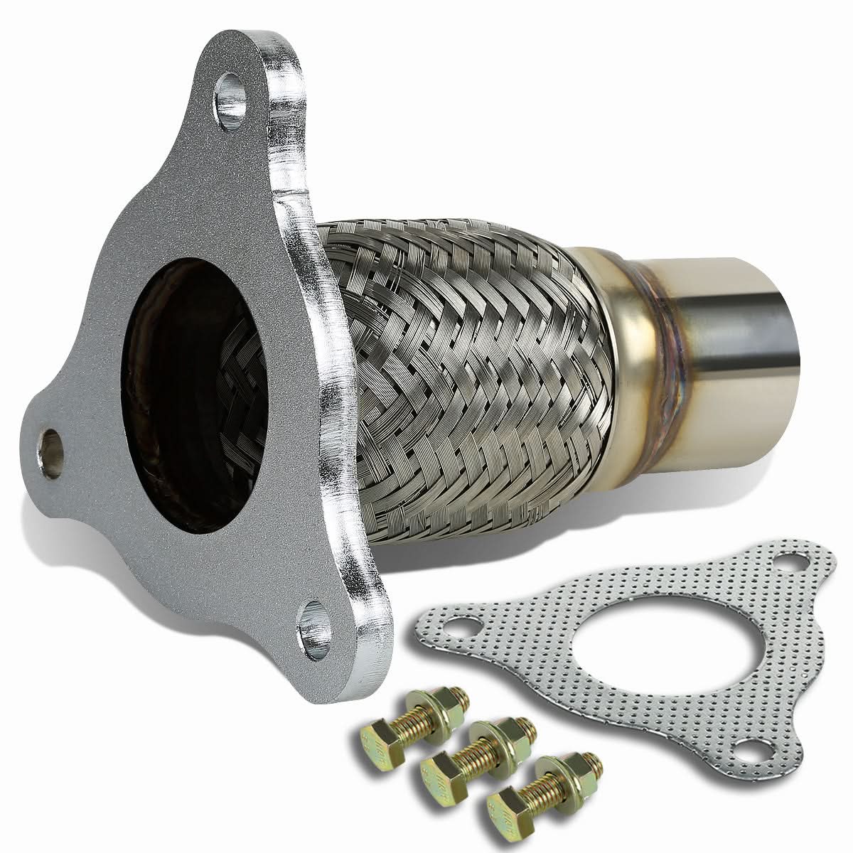 1999-2010 GM 2.25" Diameter Flex Pipe - 5.50" Length 3-Bolt