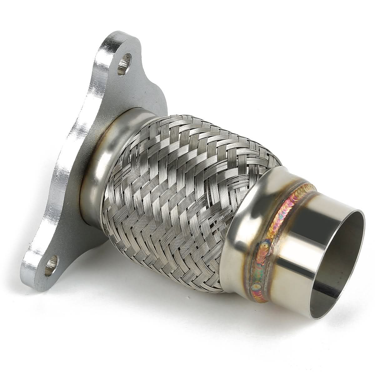 1999-2010 GM 2.25" Flex Pipe - 5.5" Length 3-Bolt Connection