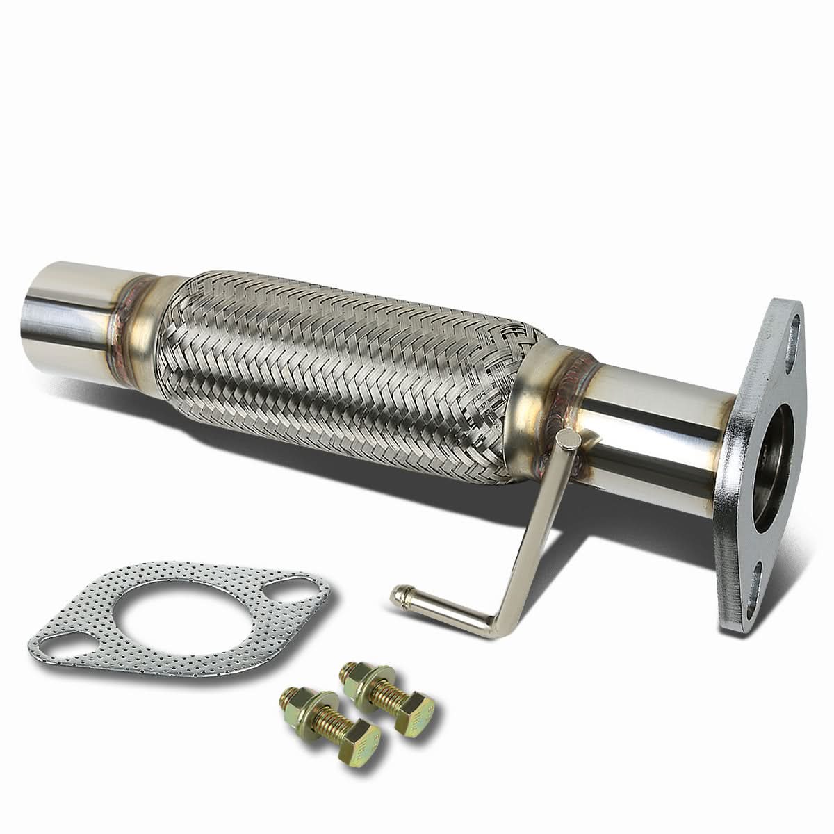 2.00" Flex Pipe 13" Length 2-Bolt Flange Ford Mazda Mercury