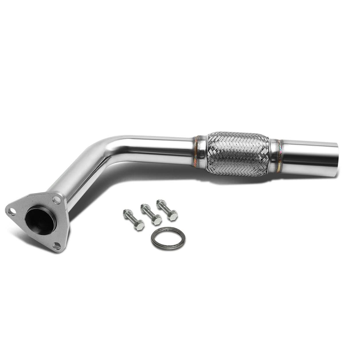 97-01 Toyota Flex Pipe 2.00" IN / 2.50" OUT 3-Bolt Flange+O2 Port
