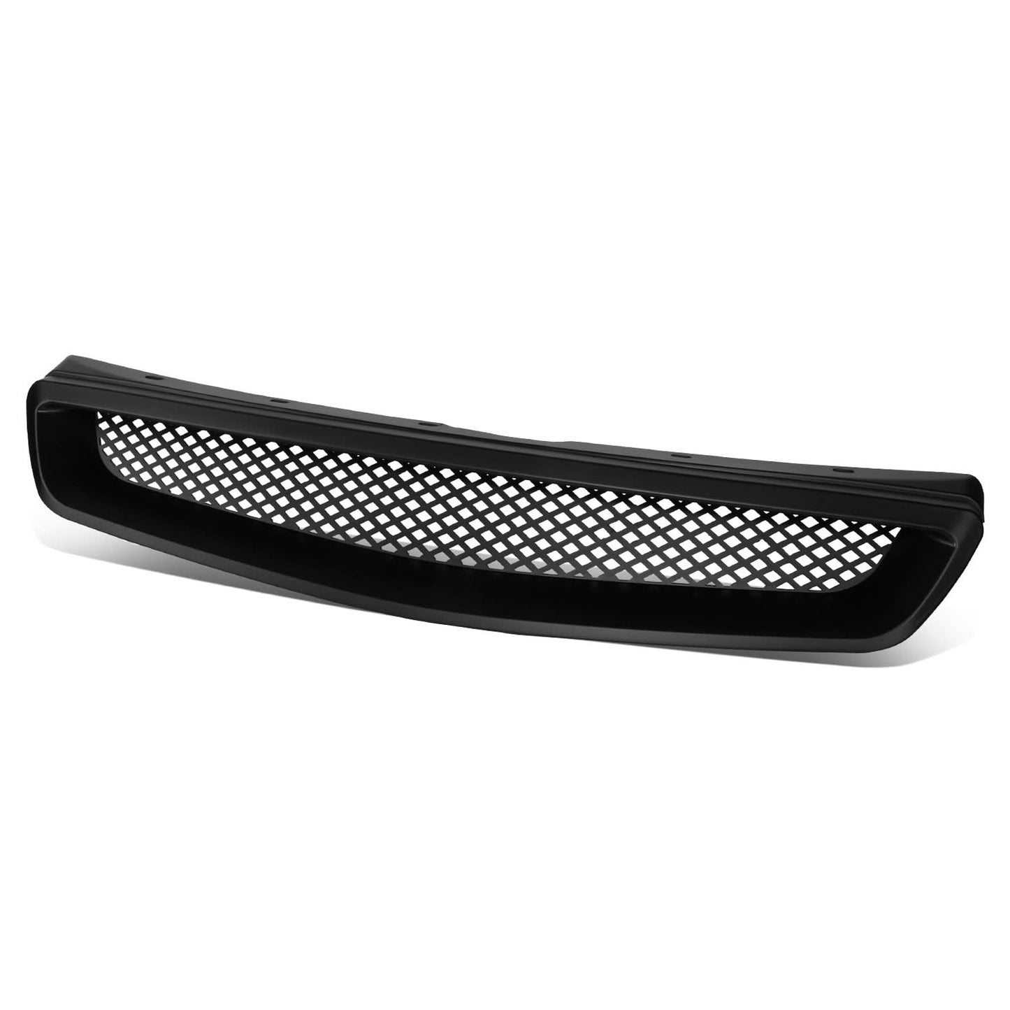 99-00 Honda Civic Diamond Mesh Style Front Upper Grille - ABS