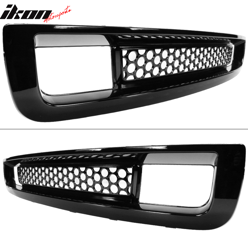 2007-2013 GMC Sierra 1500 Denali Hood Molding Upper Lower Grille ABS
