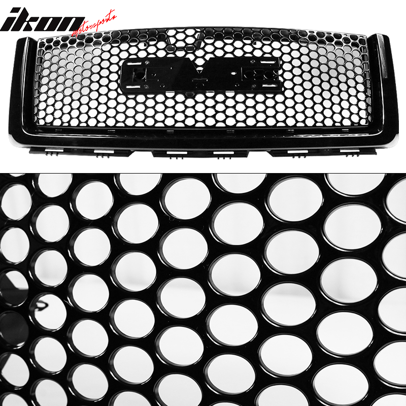 2007-2013 GMC Sierra 1500 Denali Upper Grille Lower Bumper Grille ABS