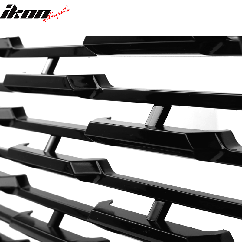 2015-2019 GMC Yukon Denali Front Upper Grille Black + Red GMC Emblem
