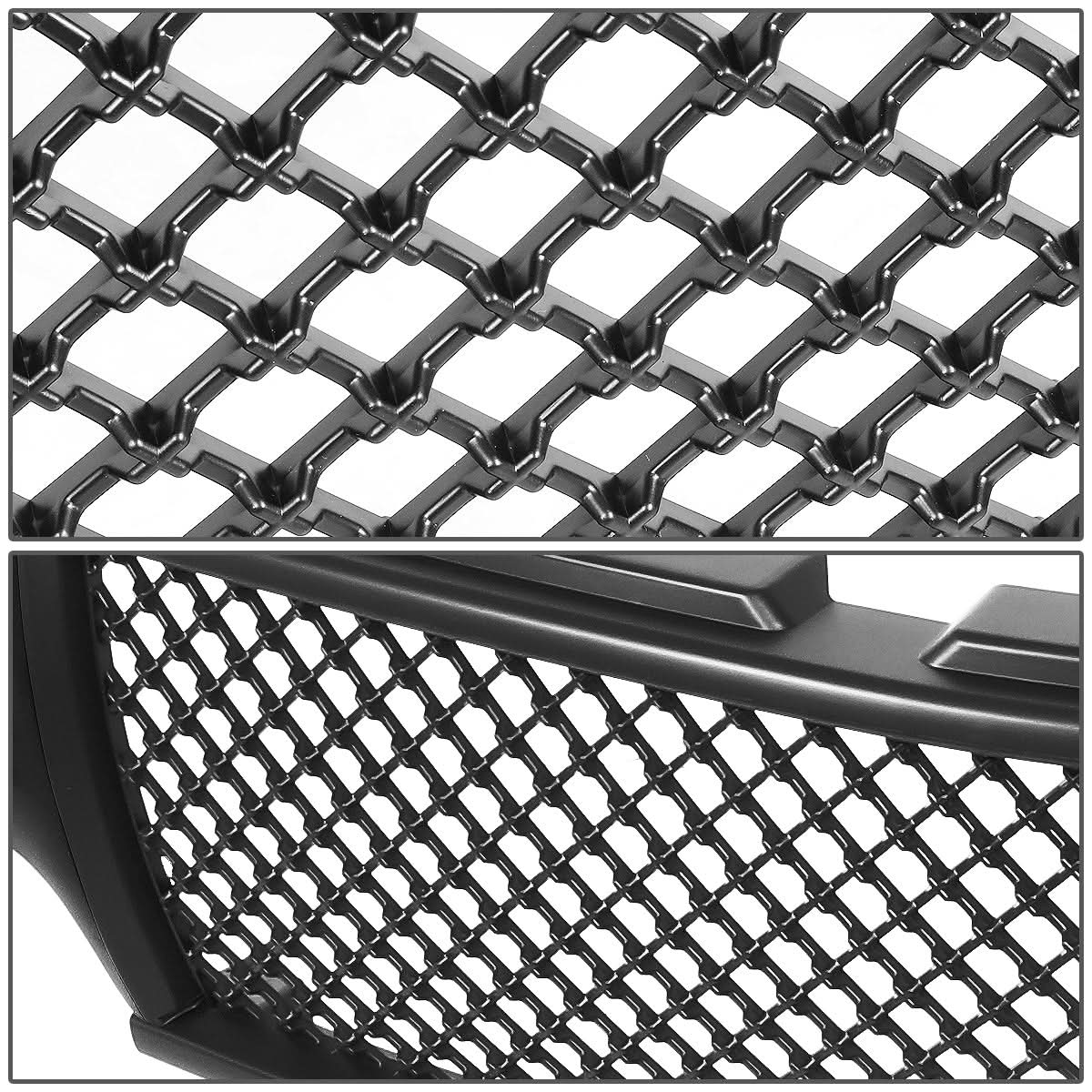 99-02 Chevy Silverado / 00-06 Suburban Glossy Mesh Grille - Matte Black