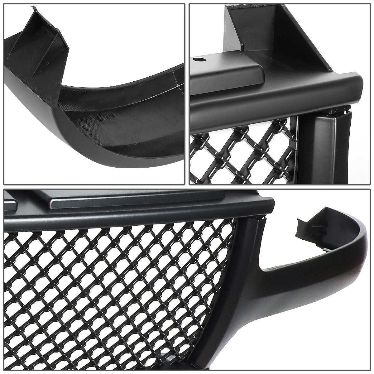 99-02 Chevy Silverado / 00-06 Suburban Glossy Mesh Grille - Matte Black