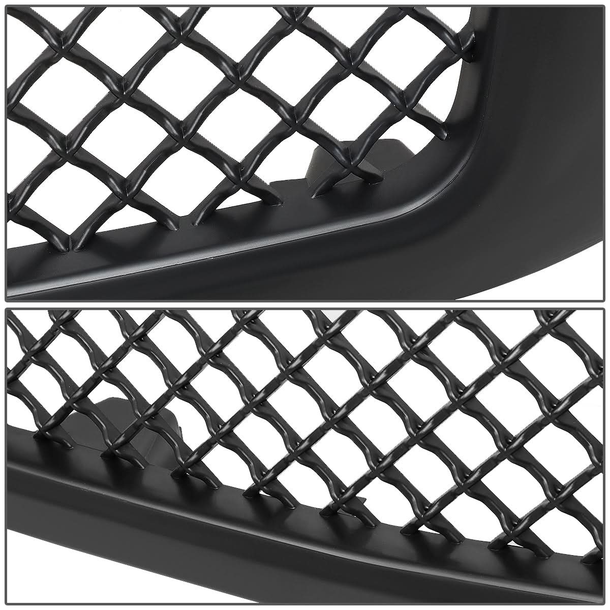 2007-2013 Chevrolet Silverado 1500 Squared Mesh Grille - Matte Black