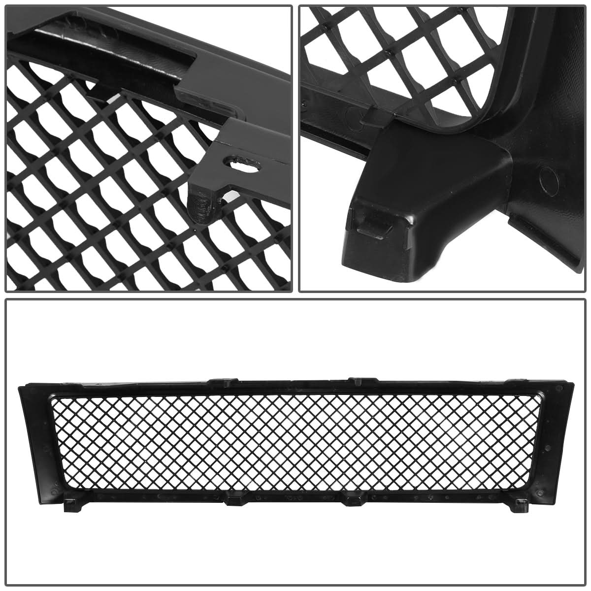 2007-2013 Chevrolet Silverado 1500 Squared Mesh Grille - Matte Black