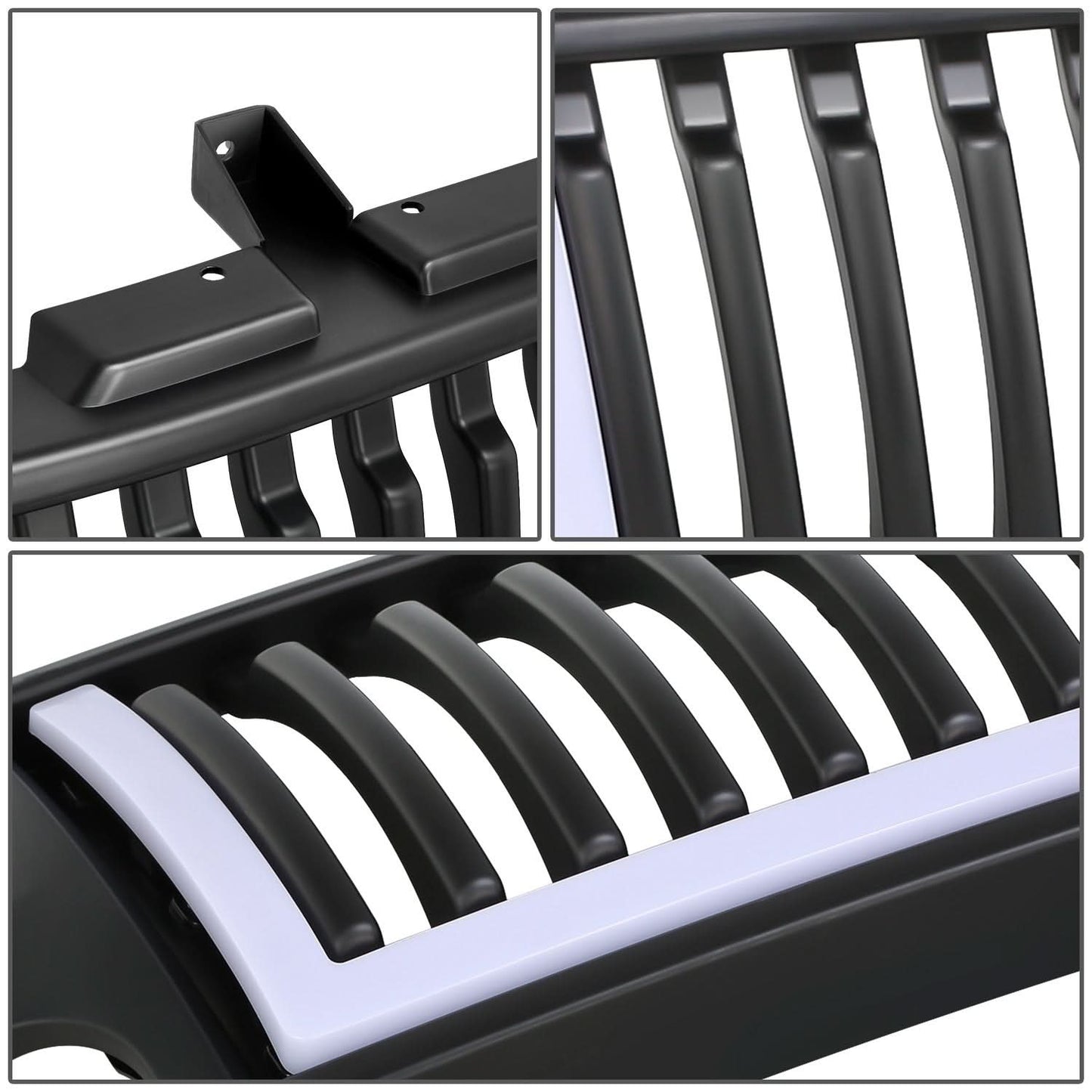 99-02 Chevy Silverado / 00-06 Suburban Tahoe Vertical Fence LED DRL Grille