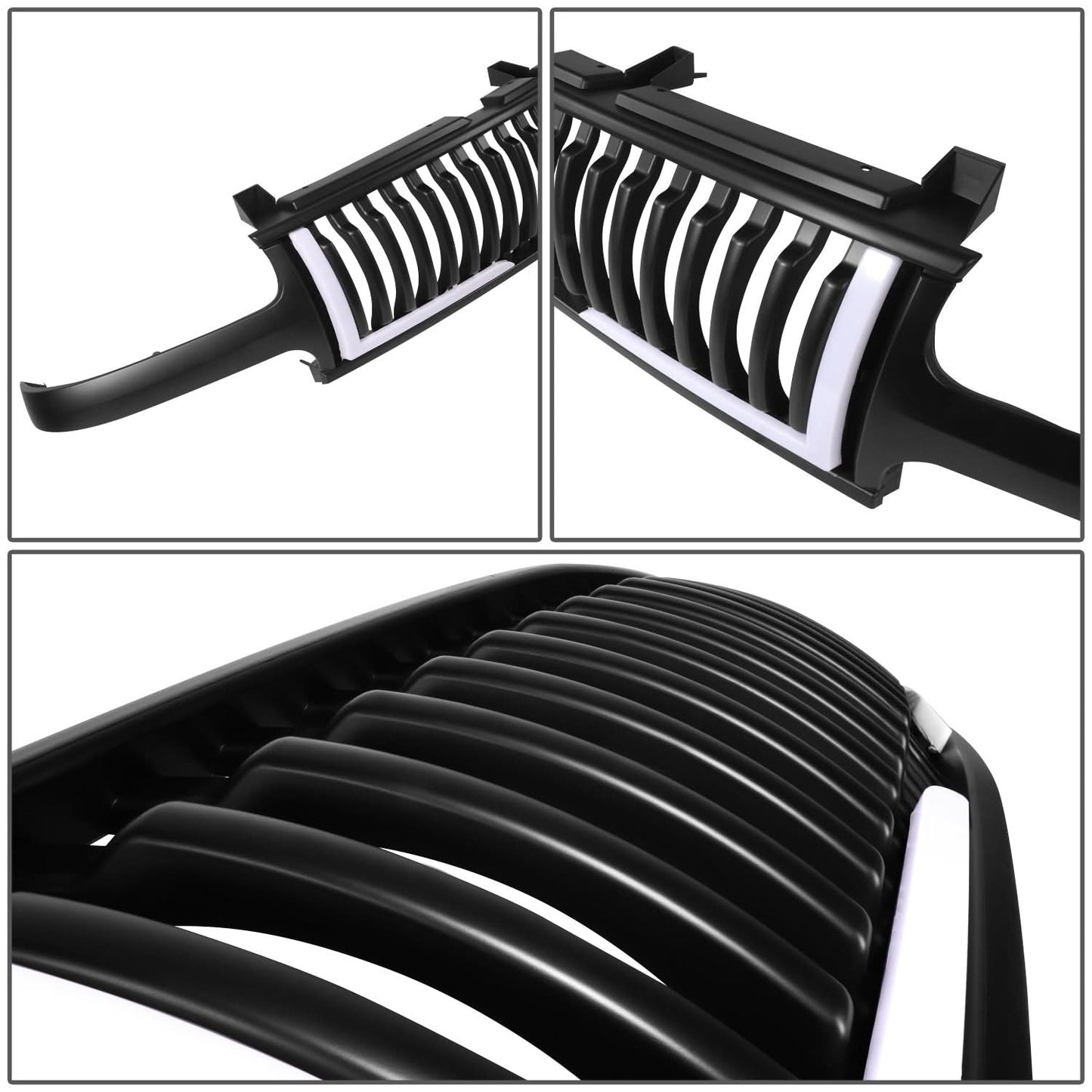 99-02 Chevy Silverado / 00-06 Suburban Tahoe Vertical Fence LED DRL Grille