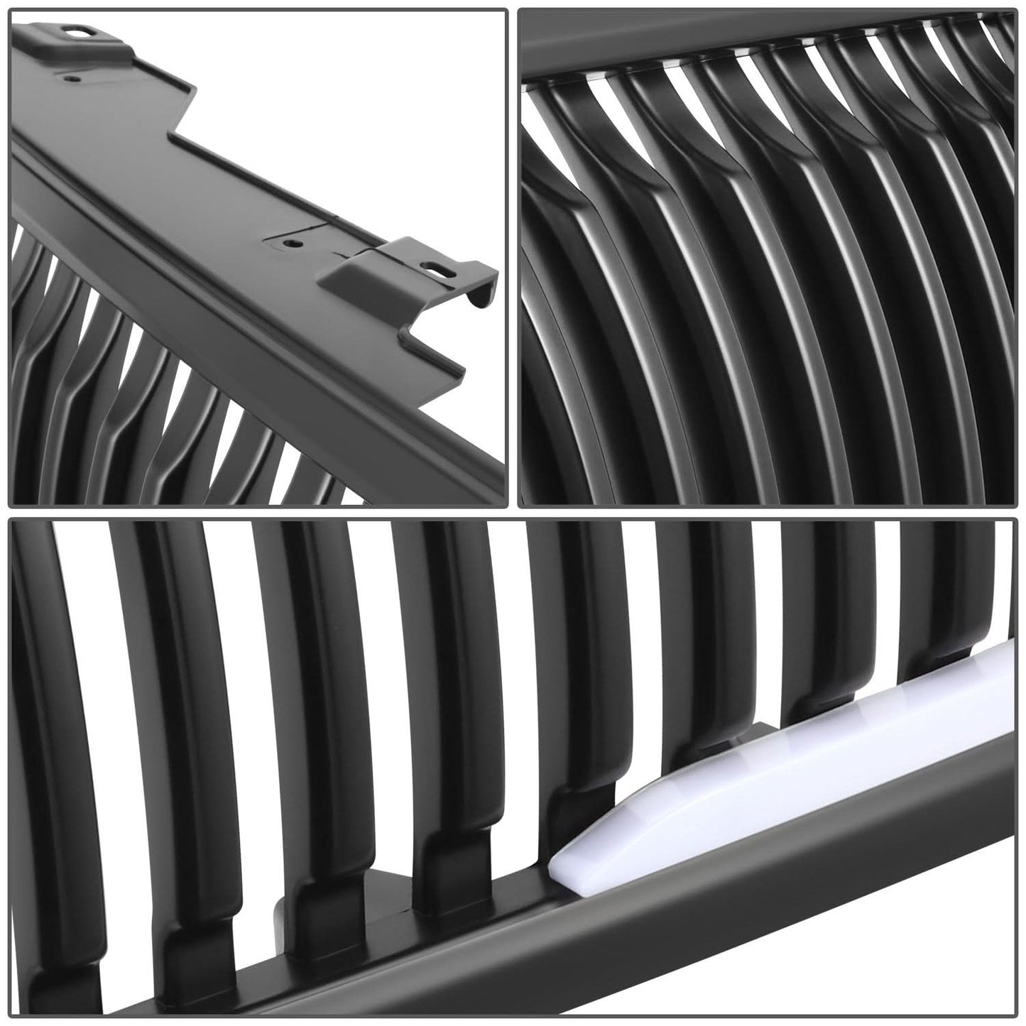 07-13 Chevrolet Silverado 1500 Vertical Slat Style LED Grille