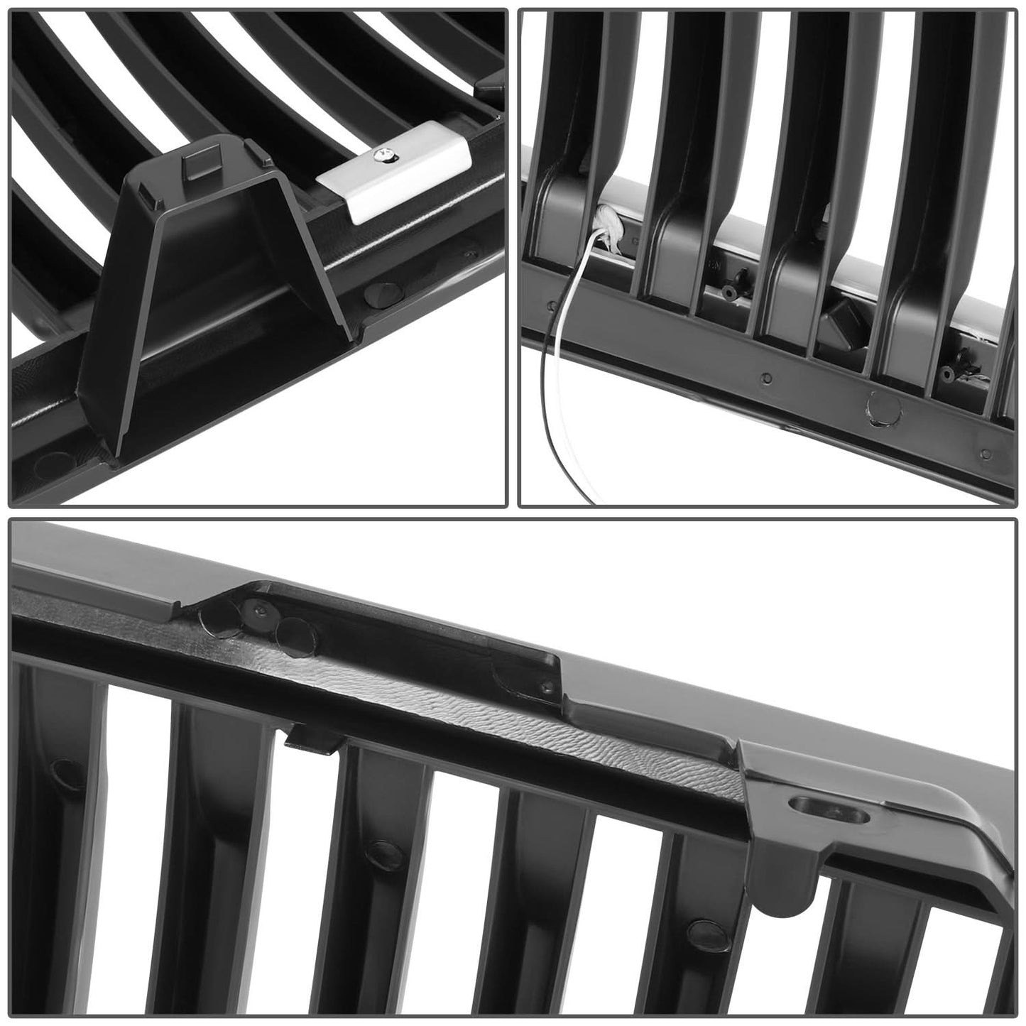 07-13 Chevrolet Silverado 1500 Vertical Slat Style LED Grille