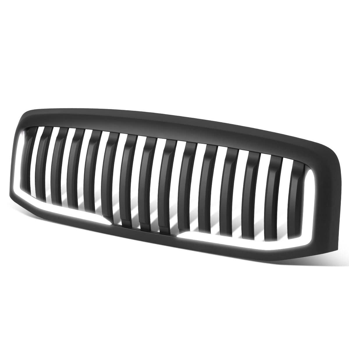 06-08 Dodge Ram 1500 / 06-09 Ram 2500 3500 Vertical Fence LED DRL Grille