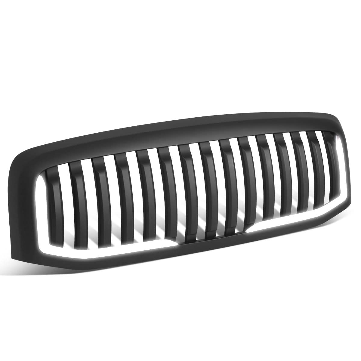 06-08 Dodge Ram 1500 / 06-09 Ram 2500 3500 Vertical Fence LED DRL Grille