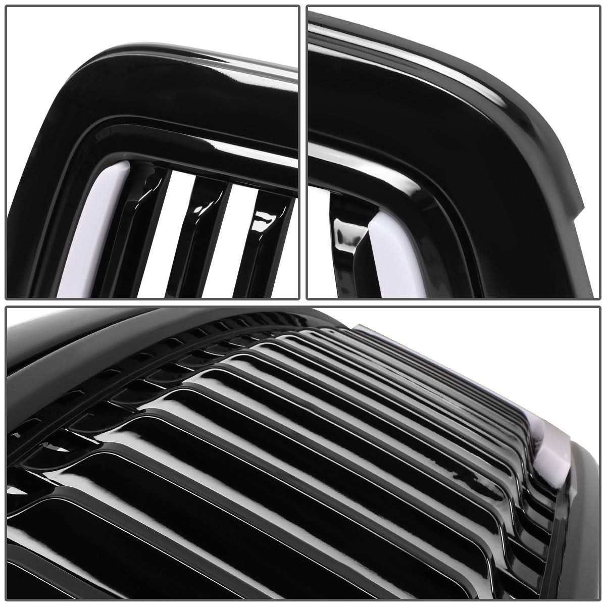 09-12 Dodge Ram 1500 Vertical Fence Style Grille w/ LED DRL Lights