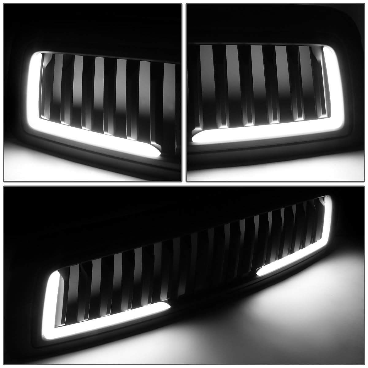 09-12 Dodge Ram 1500 Vertical Fence Style Grille w/ LED DRL
