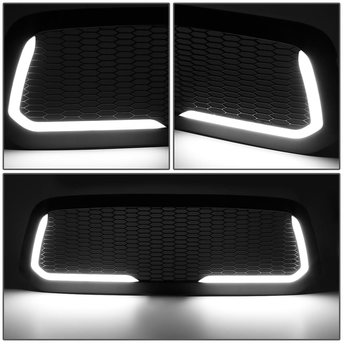 13-18 Dodge Ram 1500 Honeycomb Style LED DRL Grille