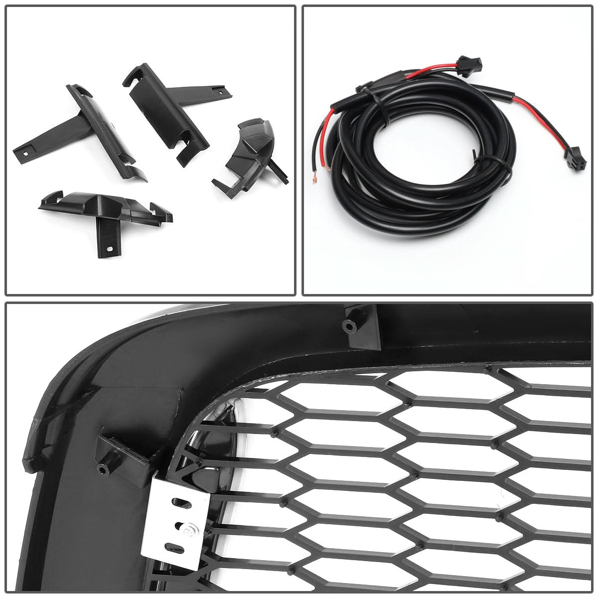 13-18 Dodge Ram 1500 Honeycomb Style LED DRL Grille
