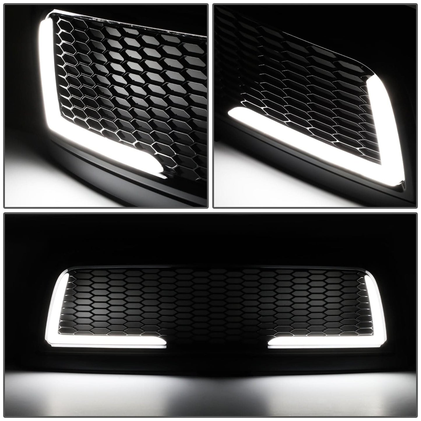 2010-2018 Dodge Ram 2500/3500 Honeycomb Mesh Grille with LED DRL