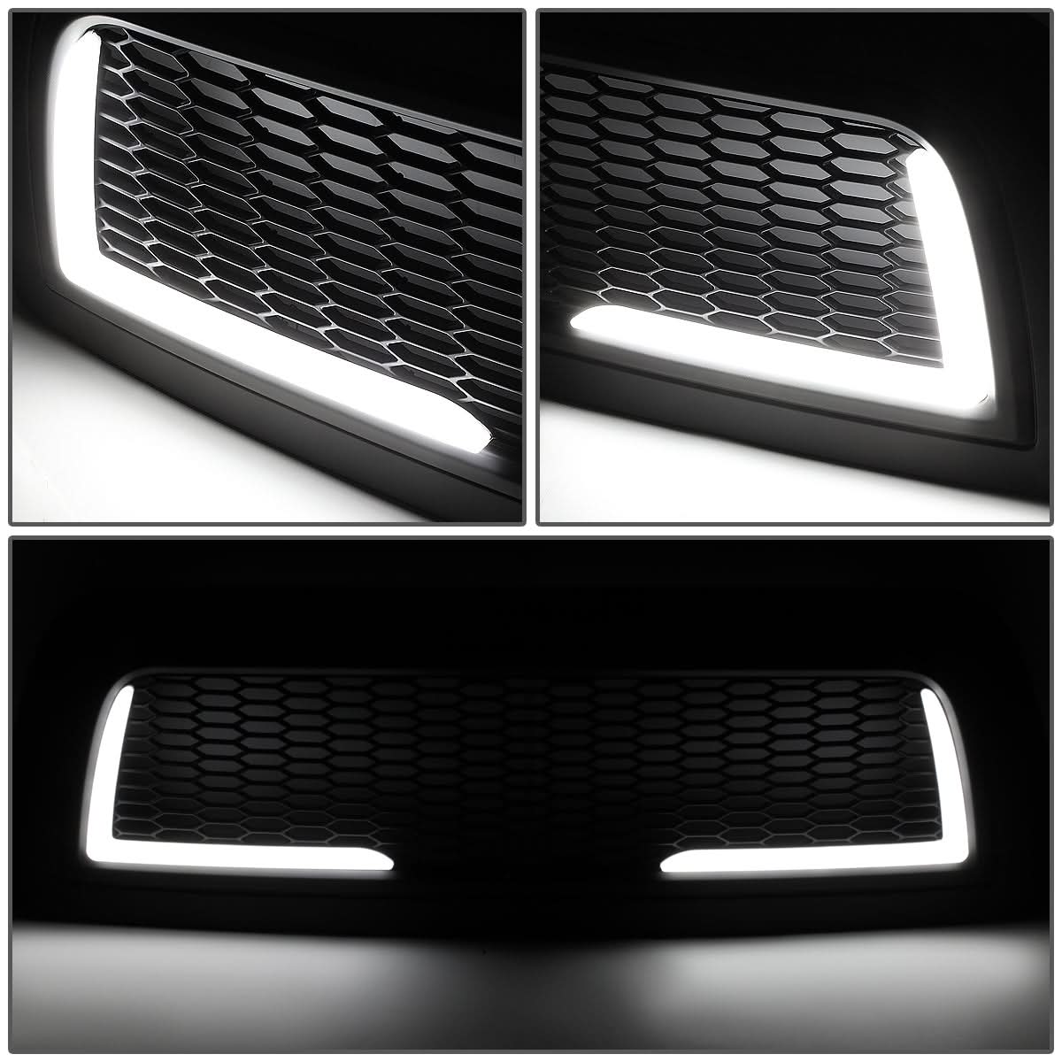 2010-2018 Dodge Ram 2500 3500 Honeycomb Mesh Grille with LED DRL