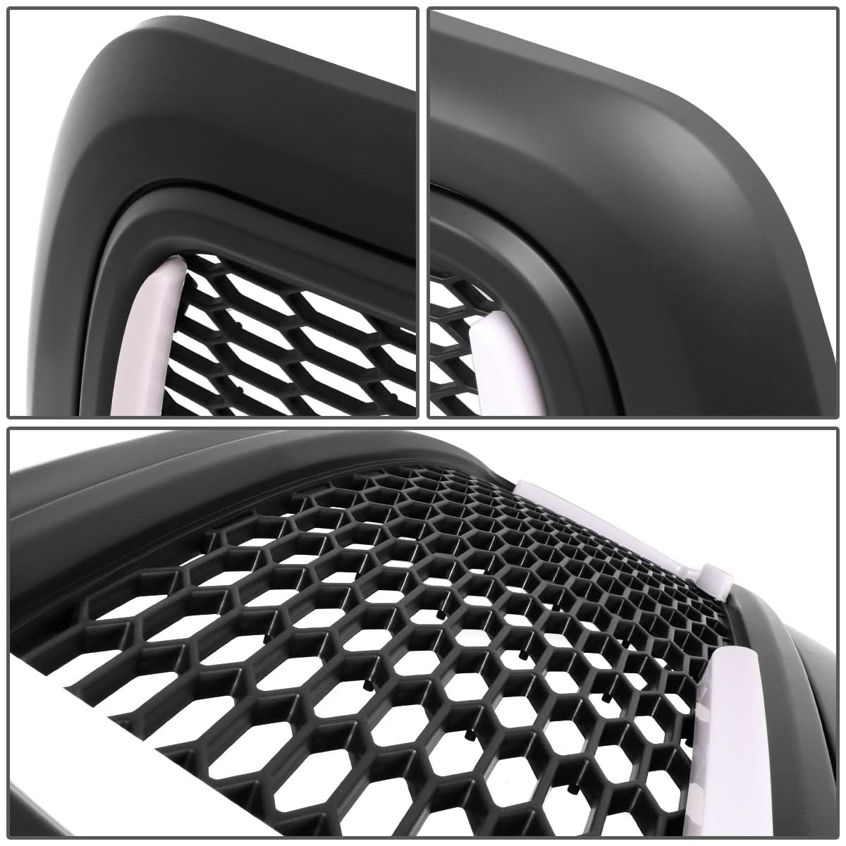 2010-2018 Dodge Ram 2500 3500 Honeycomb Mesh Grille with LED DRL