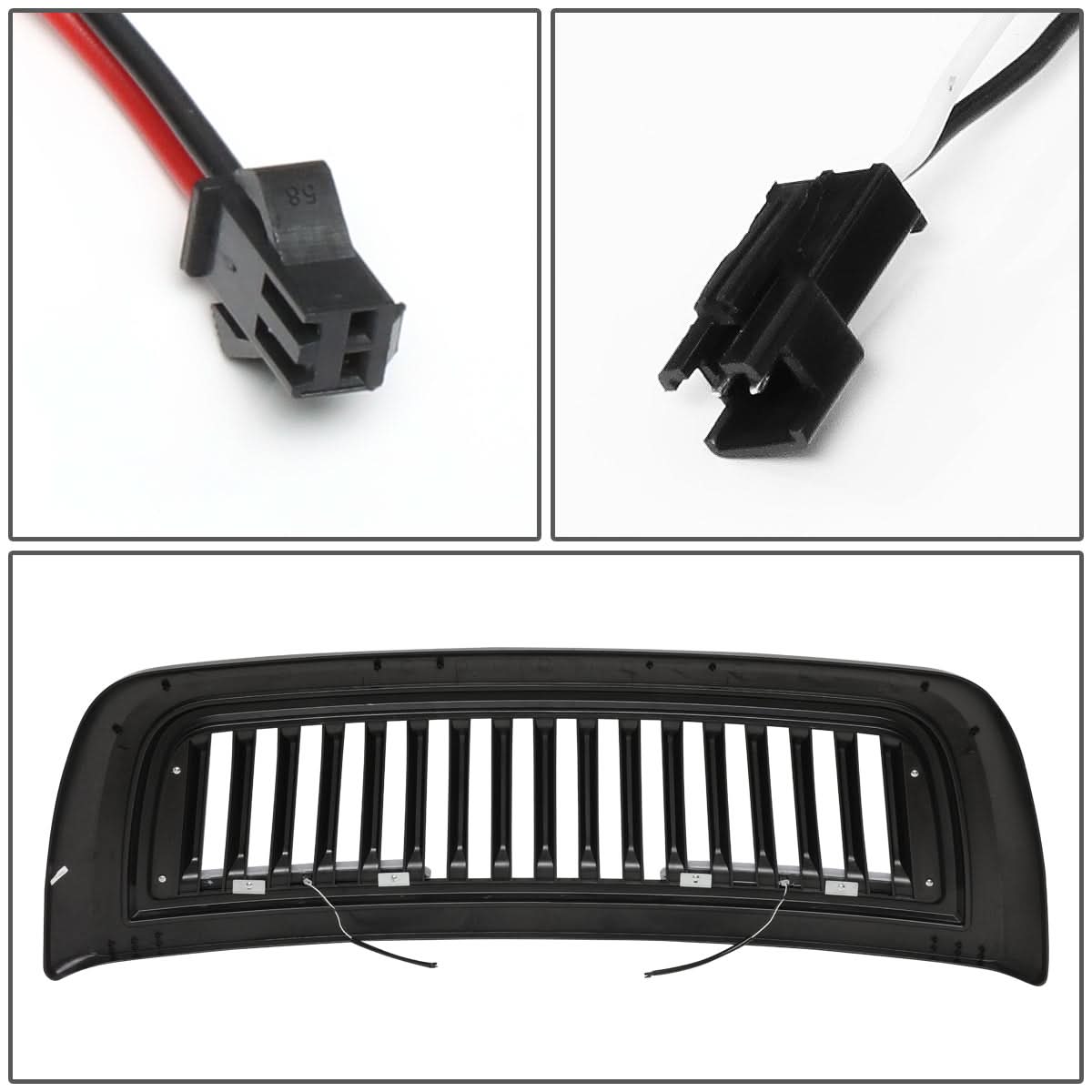 2010-2018 Dodge Ram 2500/3500 Vertical Fence Style Grille w/ LED DRL