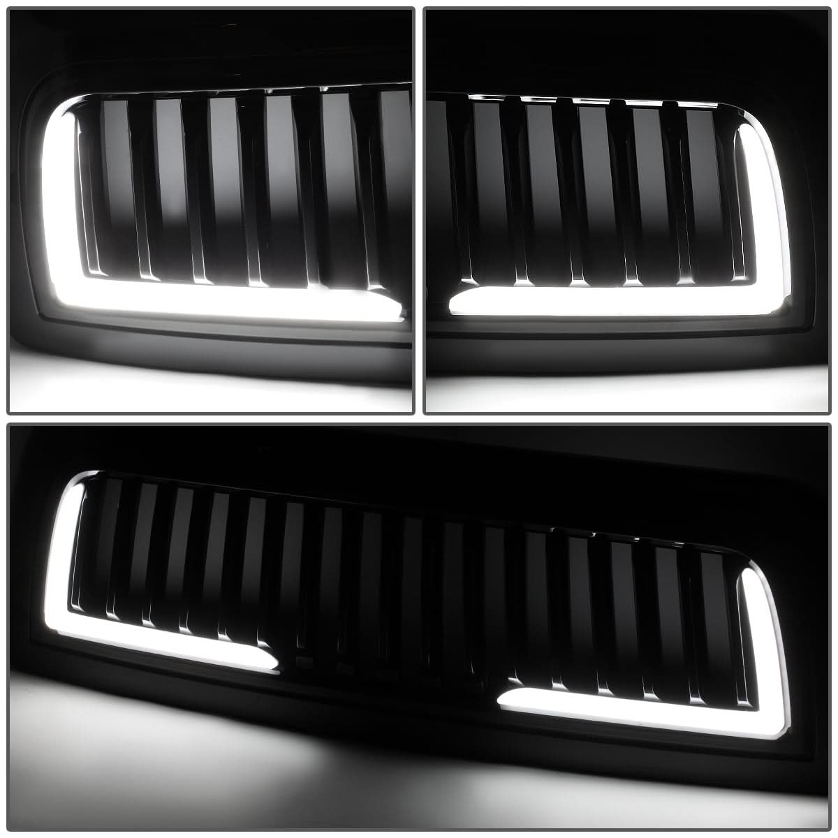 2010-2018 Dodge Ram 2500/3500 Vertical Fence Style Grille w/ LED DRL