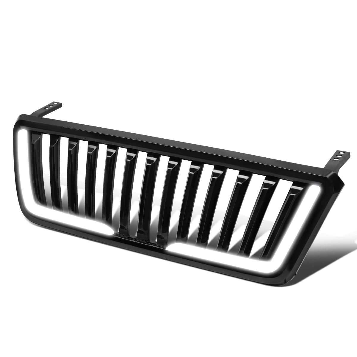 2004-2008 Ford F-150 Vertical Fence Style LED DRL Grille