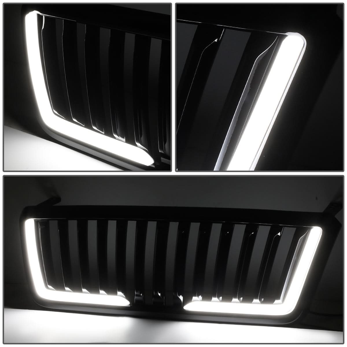 2004-2008 Ford F-150 Vertical Fence Style LED DRL Grille