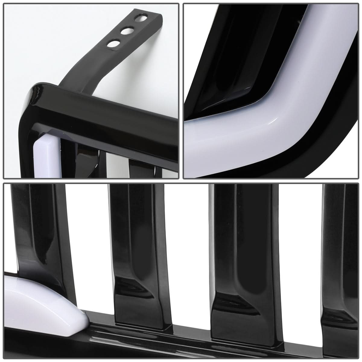 2004-2008 Ford F-150 Vertical Fence Style LED DRL Grille
