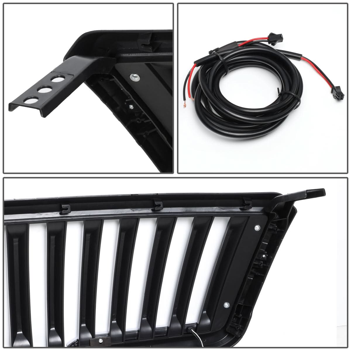 2004-2008 Ford F-150 Vertical Fence Style LED DRL Grille