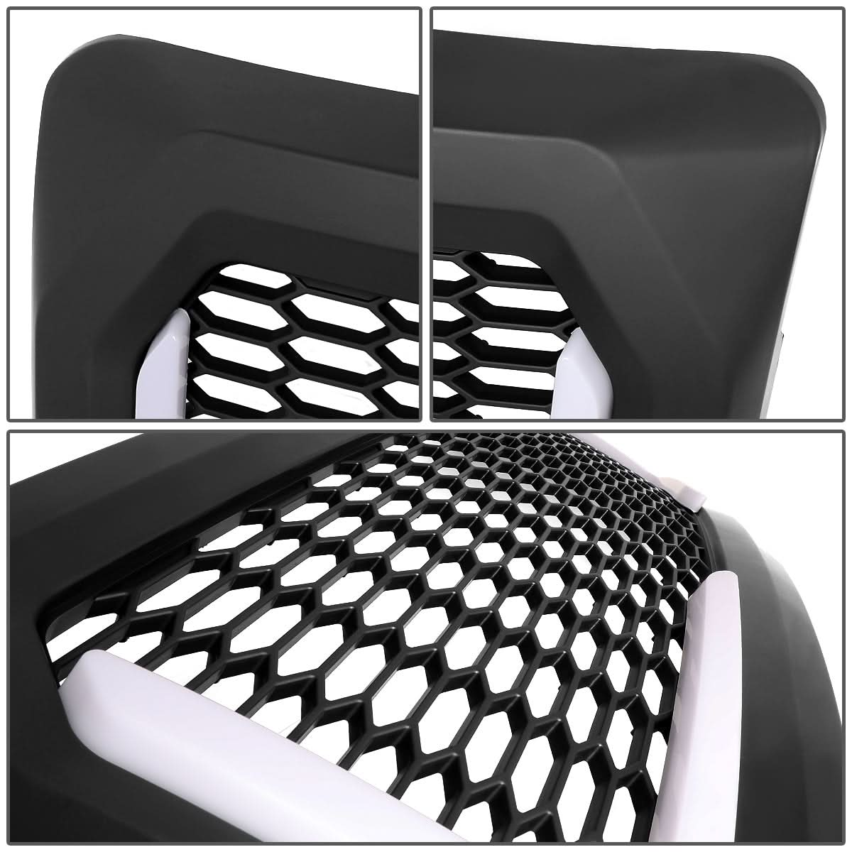 2009-2014 Ford F-150 Honeycomb Mesh Grille w/ LED DRL Lights