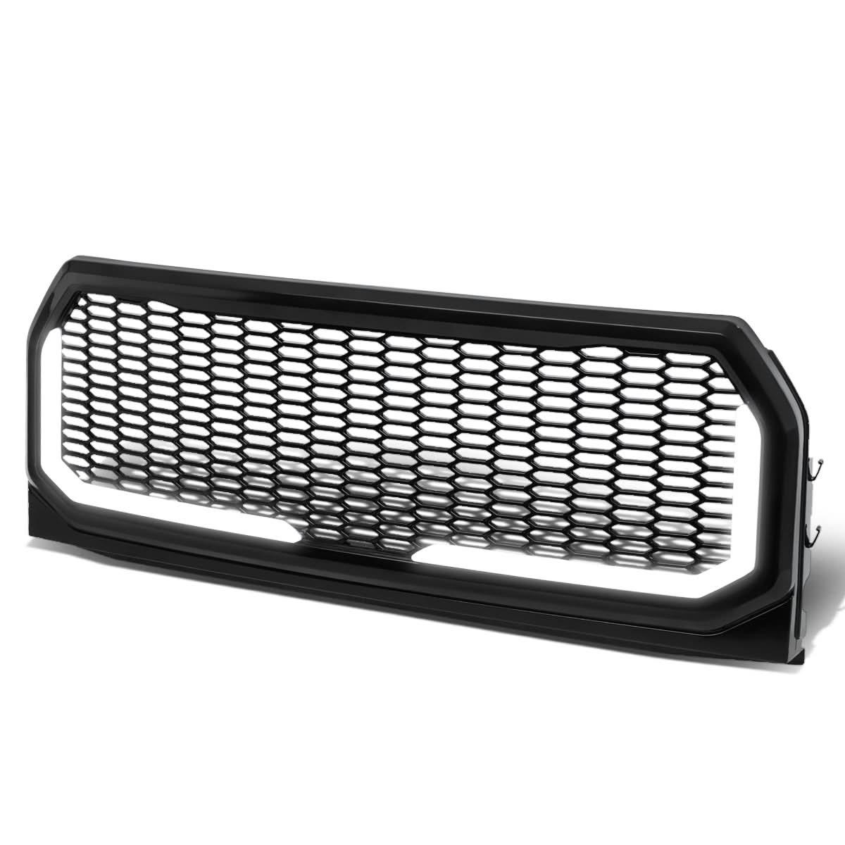 2015-2017 Ford F-150 Honeycomb Mesh Grille with LED DRL Lights