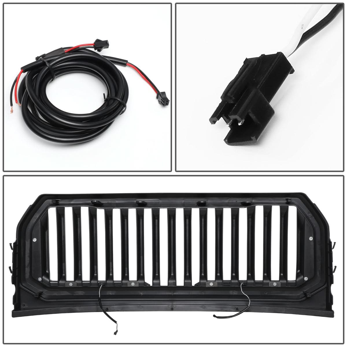 2015-2017 Ford F-150 Vertical Fence Style LED DRL Grille