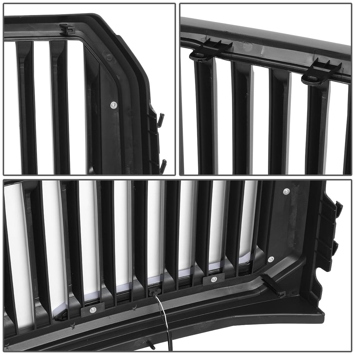 2015-2017 Ford F-150 Vertical Fence Style LED DRL Grille
