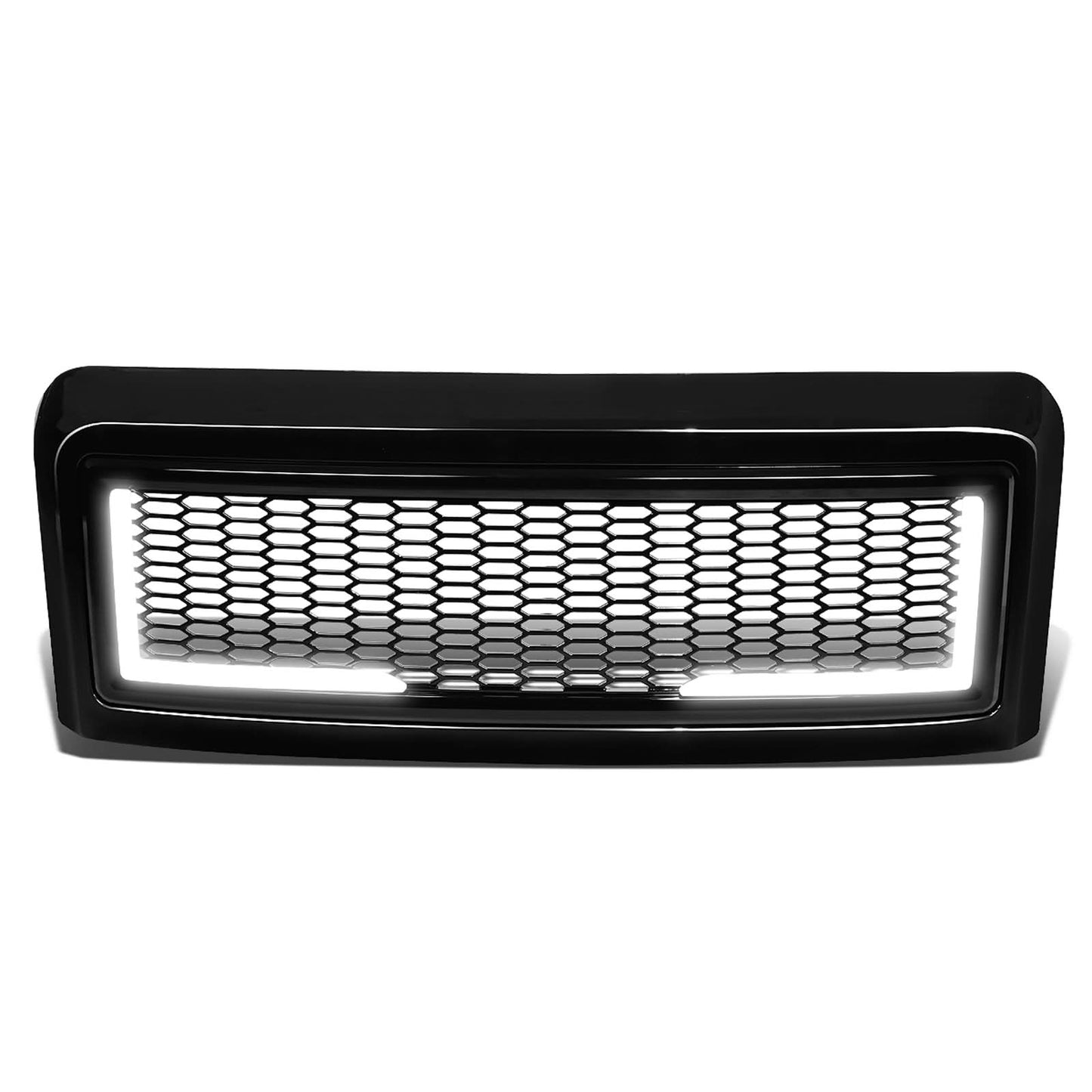 08-10 Ford F-250 F-350 F-450 F-550 Honeycomb Mesh Grille w/ LED DRL